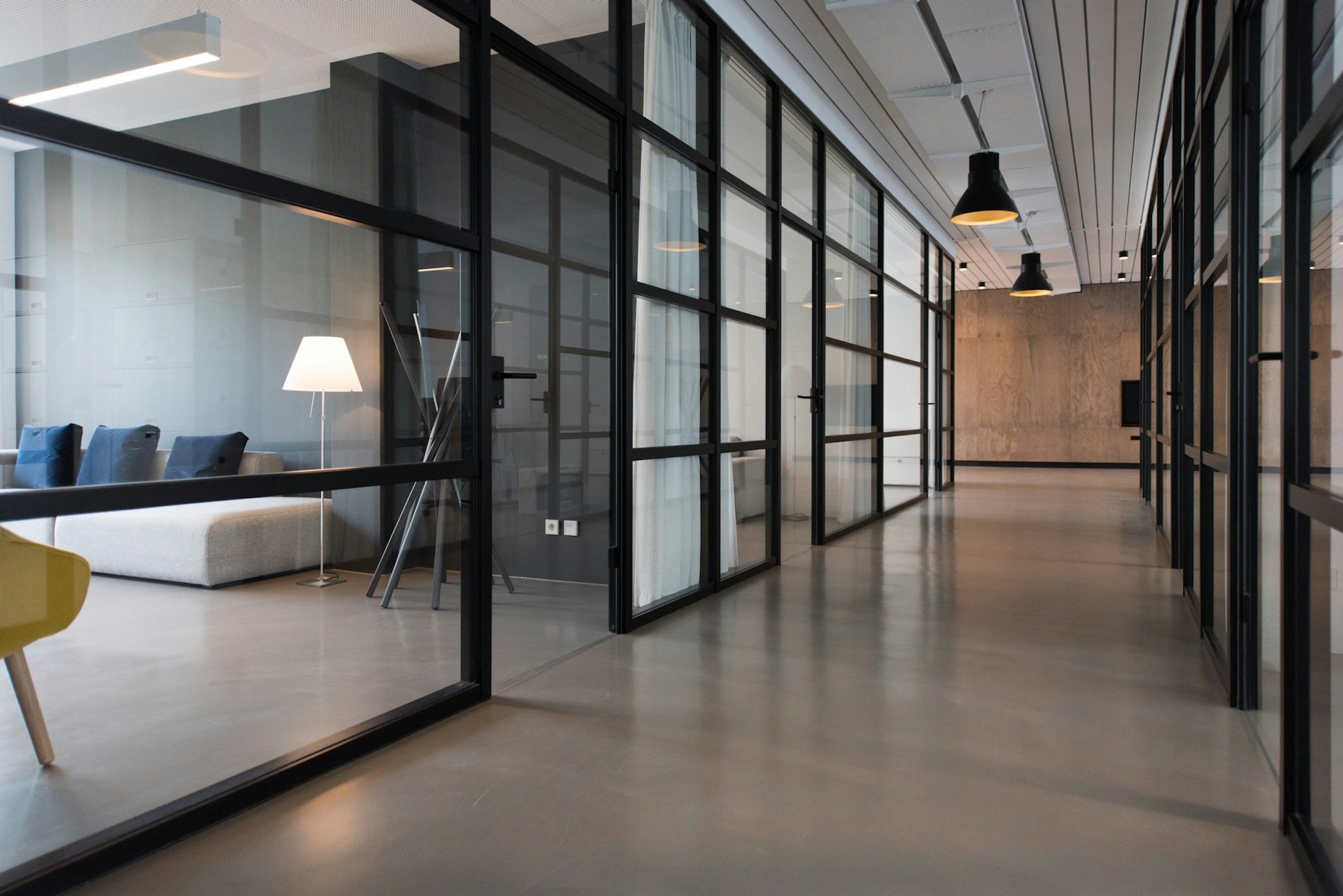 Modern business office prepared for focused strategy work